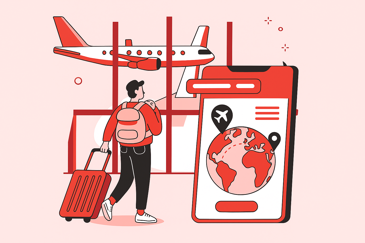 Study Abroad Illustration