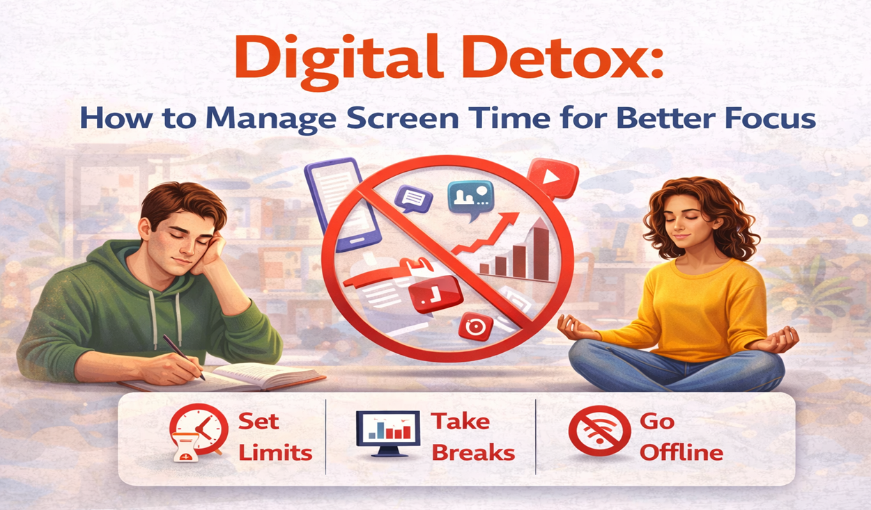 Digital Detox: How to Manage Screen Time for Better Focus