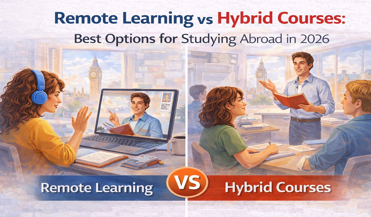Remote Learning vs Hybrid Courses: Best Options for Studying Abroad in 2025