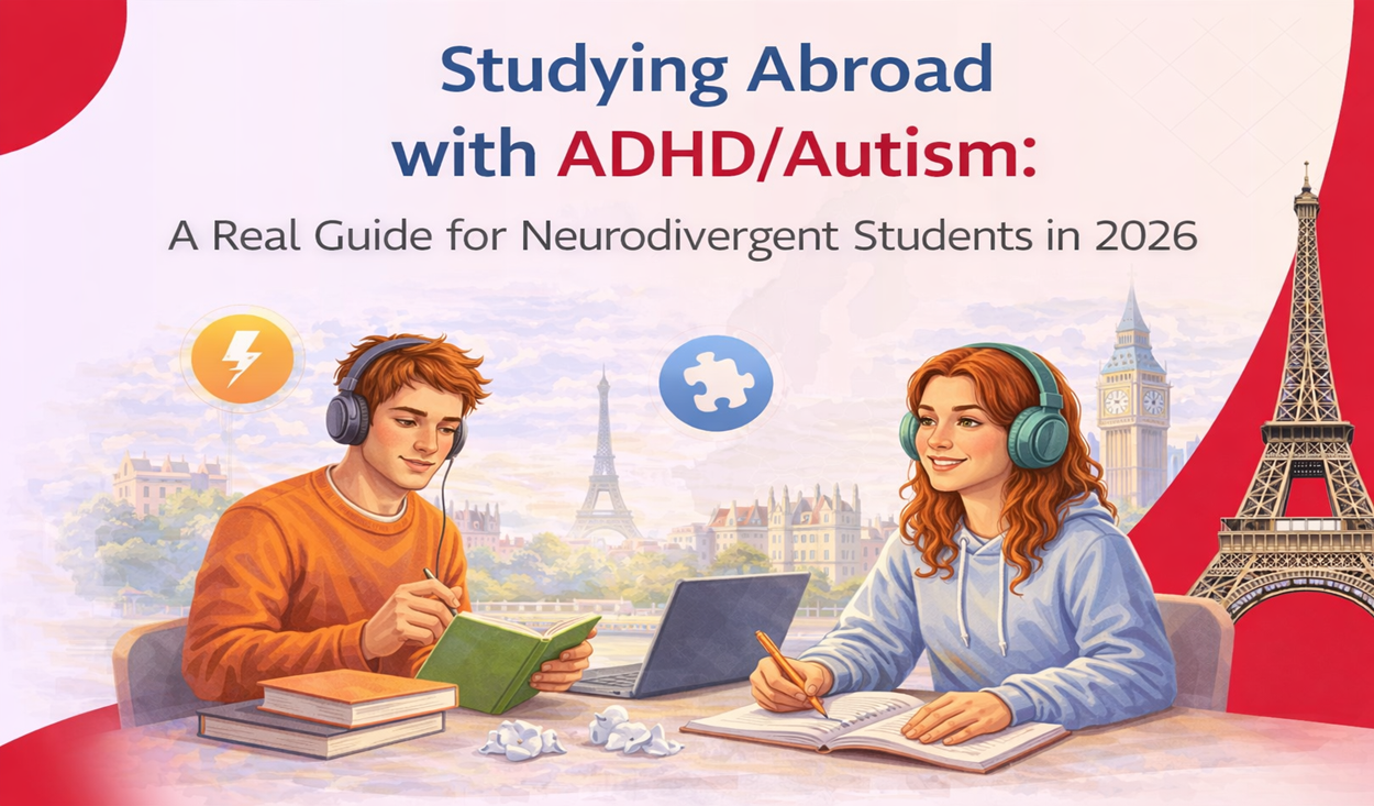 Studying Abroad with ADHD/Autism: A Real Guide for Neurodivergent Students in 2026