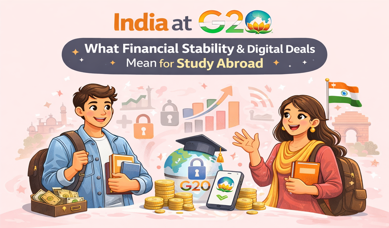 India at G20: What Financial Stability & Digital Deals Mean for Study Abroad
