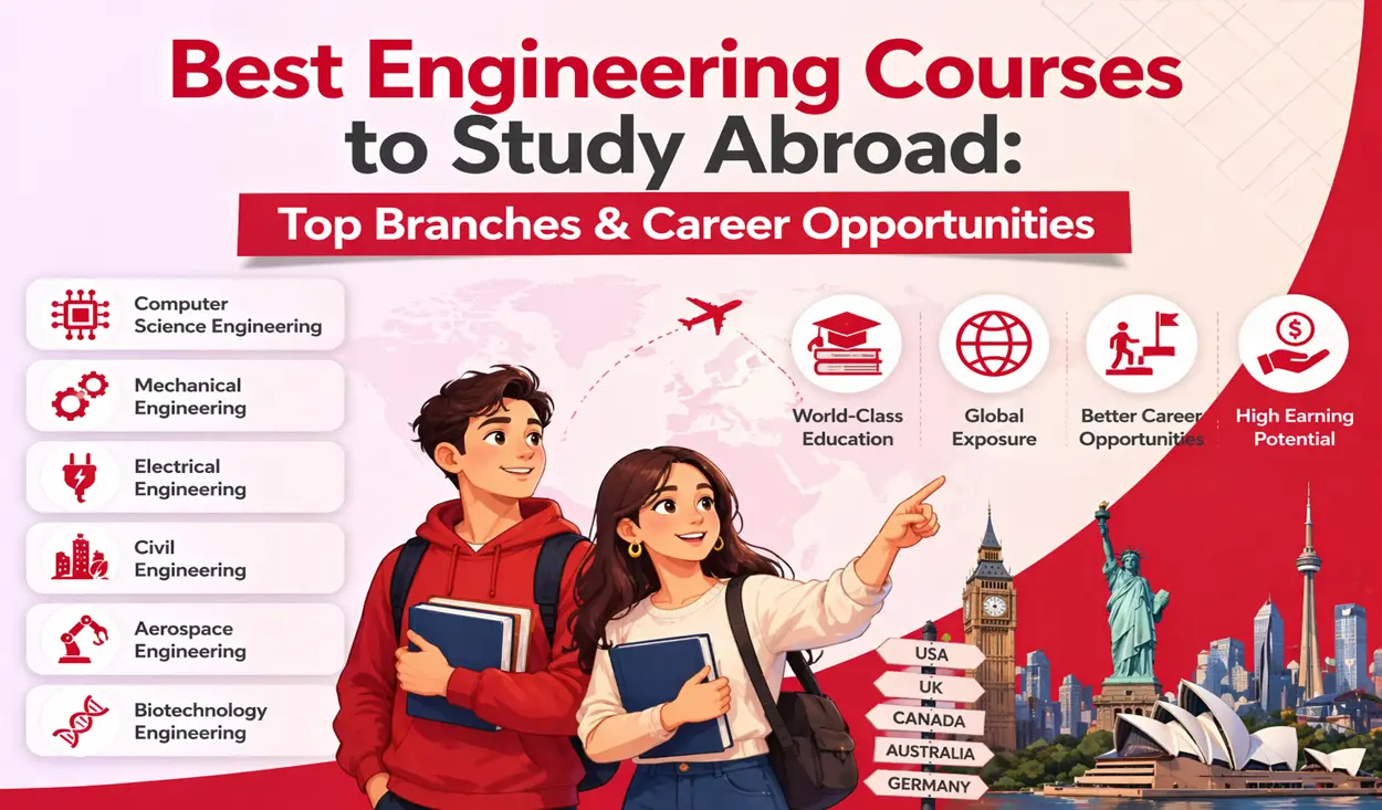 Top 10 Engineering Courses to Study Abroad: Top Branches & Career Opportunities