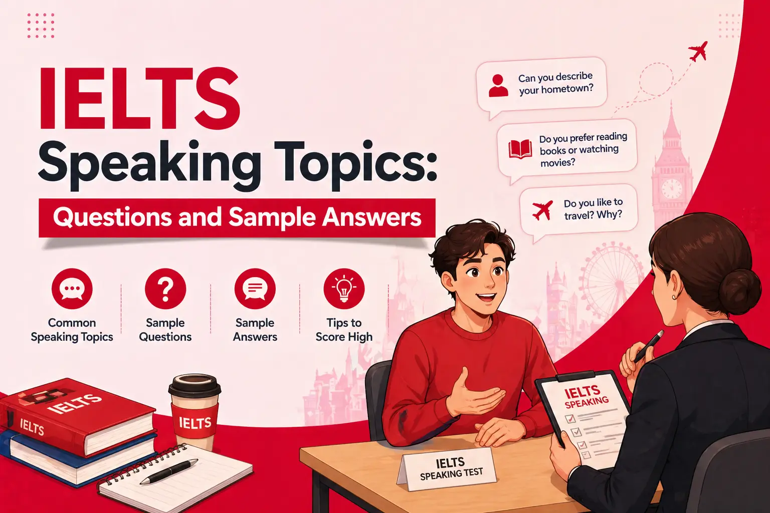 IELTS Speaking Topics: Questions and Sample Answers (2026 Guide)