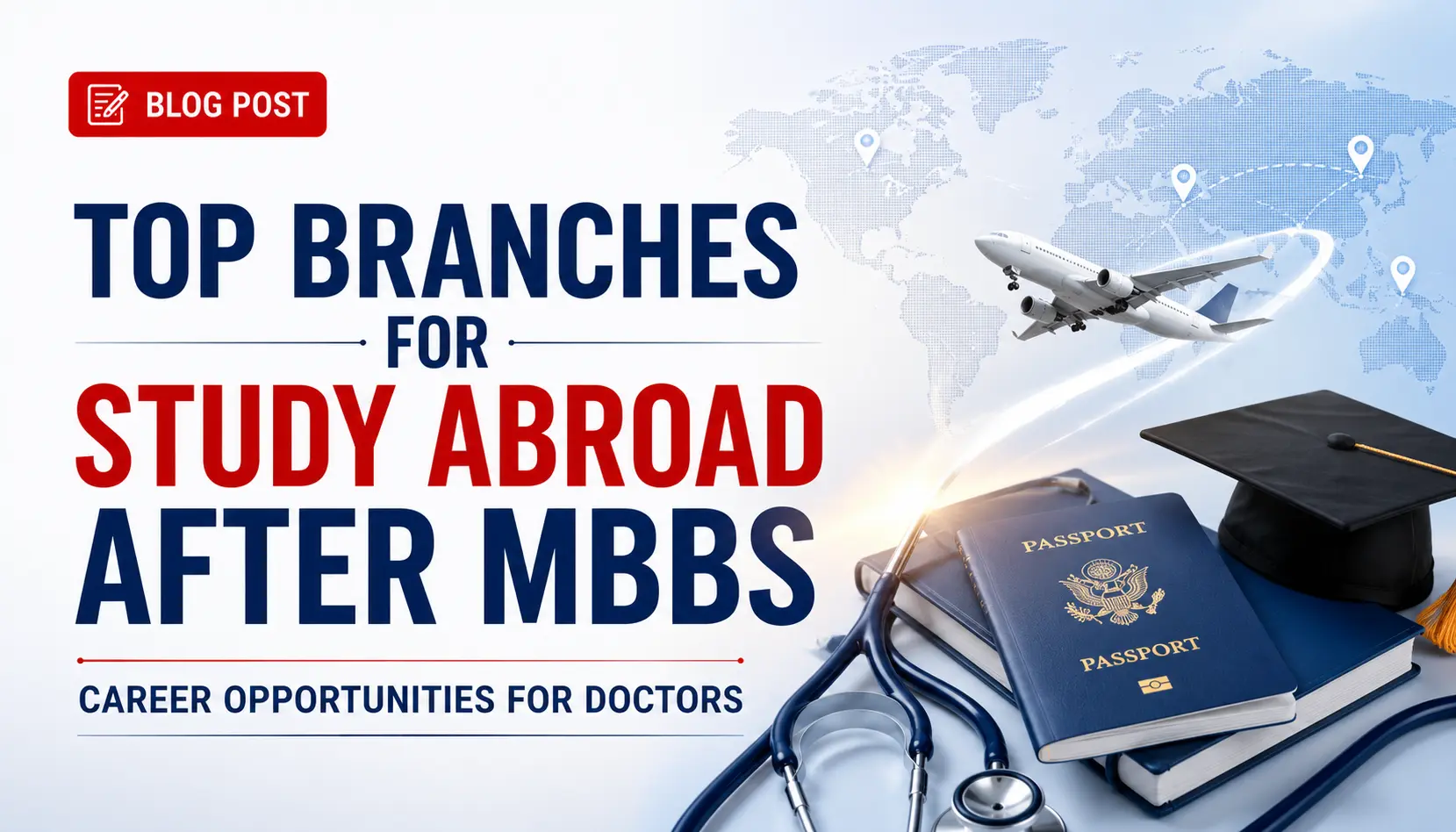 Top Branches for Study Abroad After MBBS | Career Opportunities for Doctors