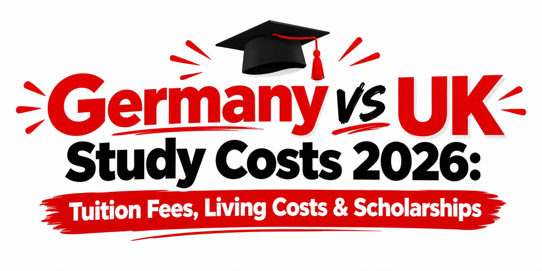 Germany vs UK Study Costs 2026: Tuition Fees, Living Costs & Scholarships