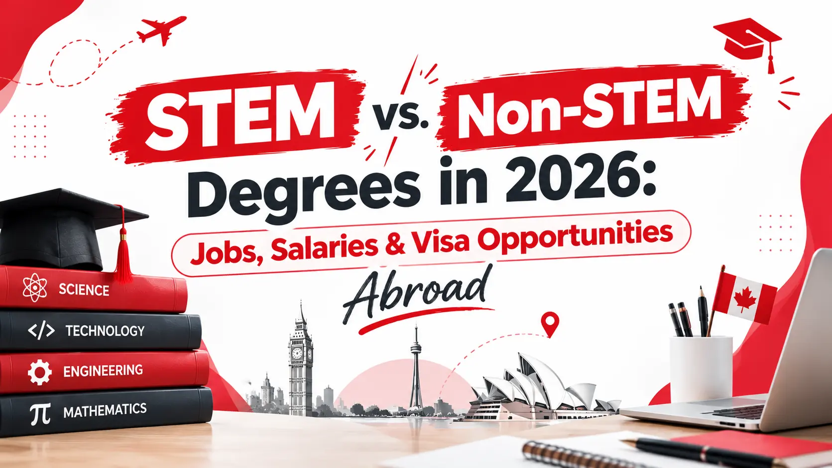 STEM vs. Non-STEM Degrees in 2026: Jobs, Salaries & Visa Opportunities Abroad