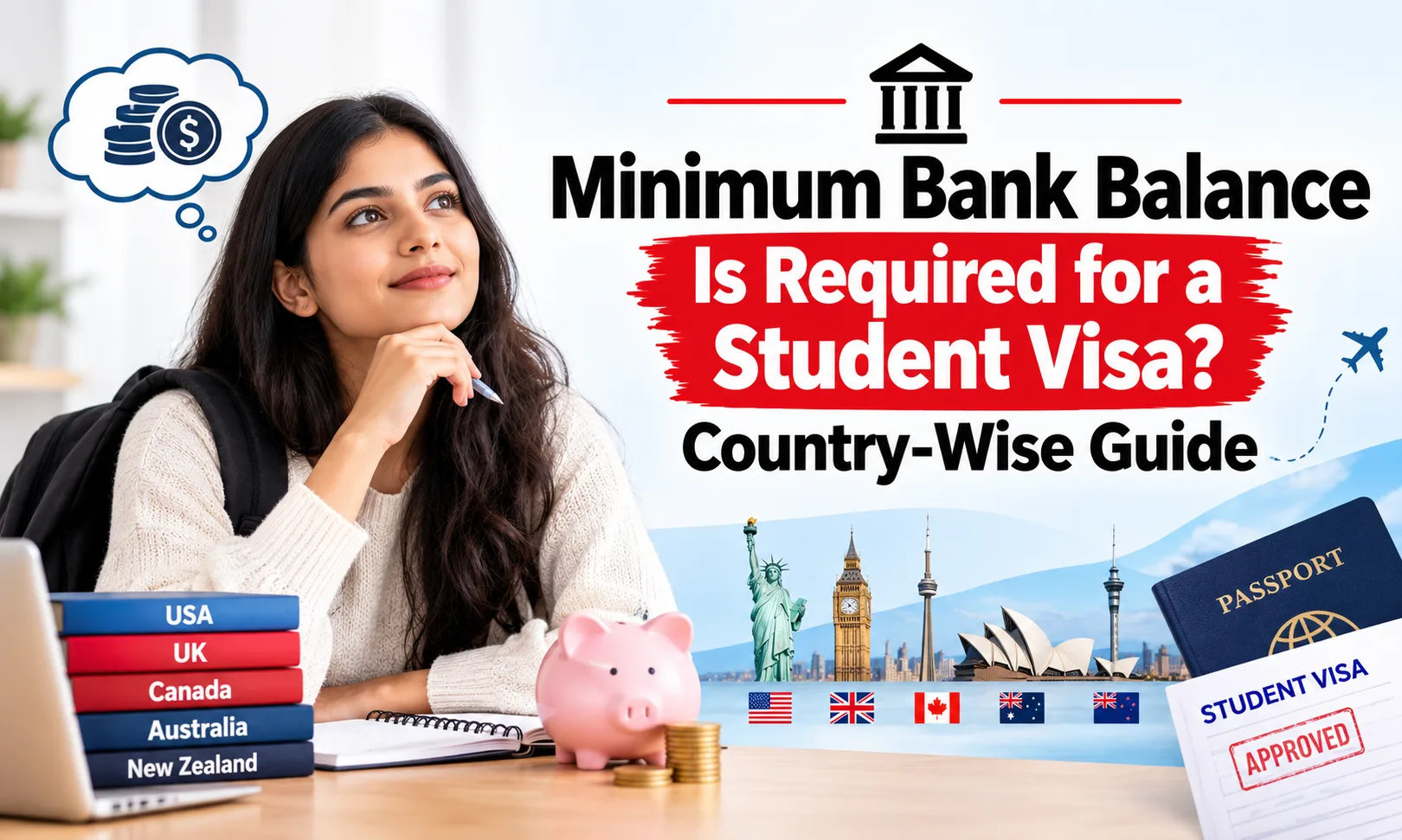 Minimum Bank Balance Is Required for a Student Visa? Country-Wise Guide